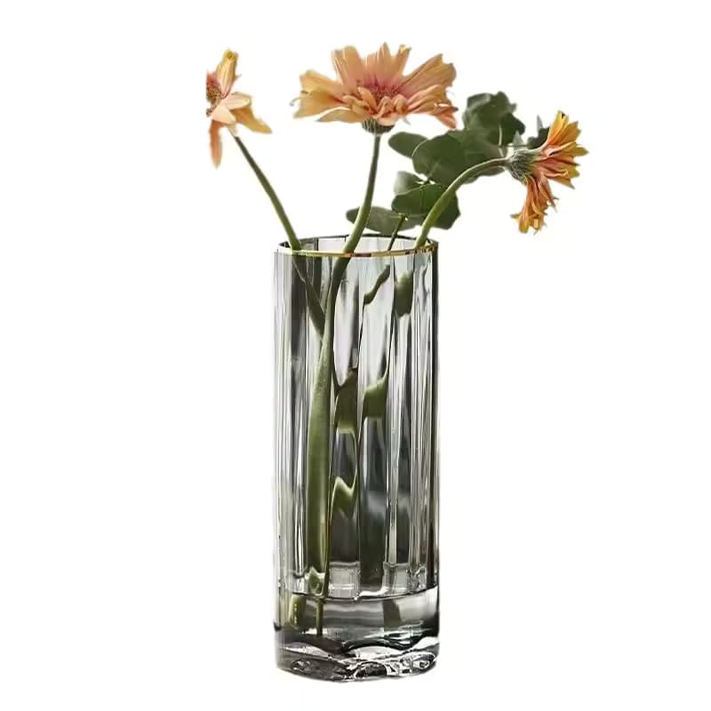 Floral Glass Vase